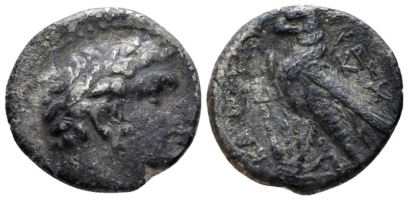 Phoenicia, Tyre Half Shekel circa 33-34, AR 19.5mm., 6.14g. Laureate bust of Mel...