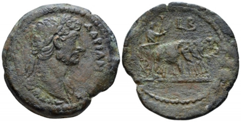 Egypt, Alexandria Hadrian, 117-138 Drachm circa 117-118 (year 2), Æ 34.7mm., 19....