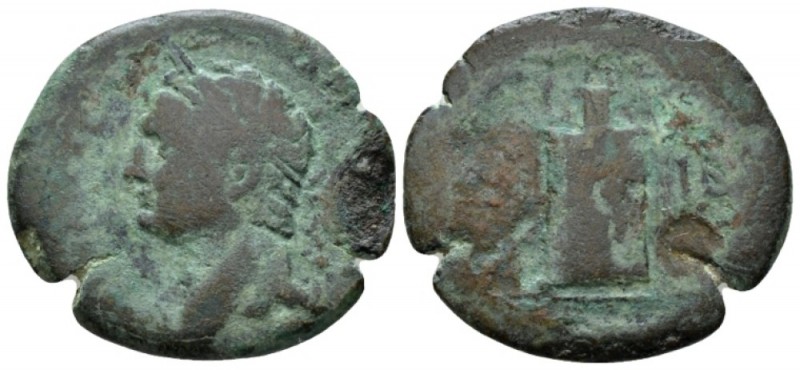 Egypt, Alexandria. Dattari. Domitian, 81-96 Hemidrachm circa 92-93 (year 12), Æ ...