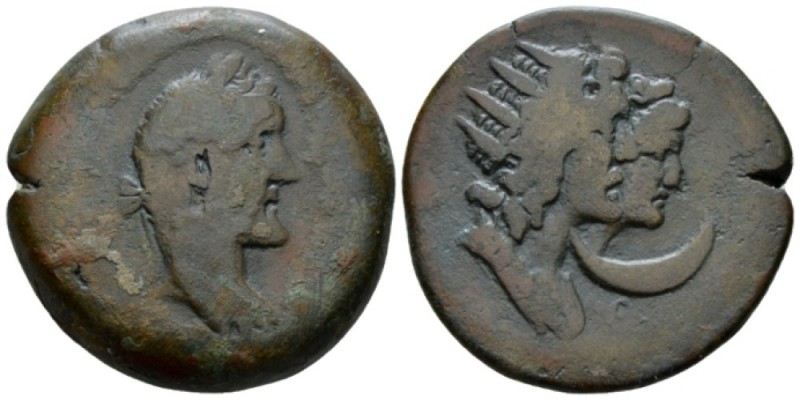 Egypt, Alexandria. Dattari. Antoninus Pius, 138-161 Drachm circa 141-142 (year 5...