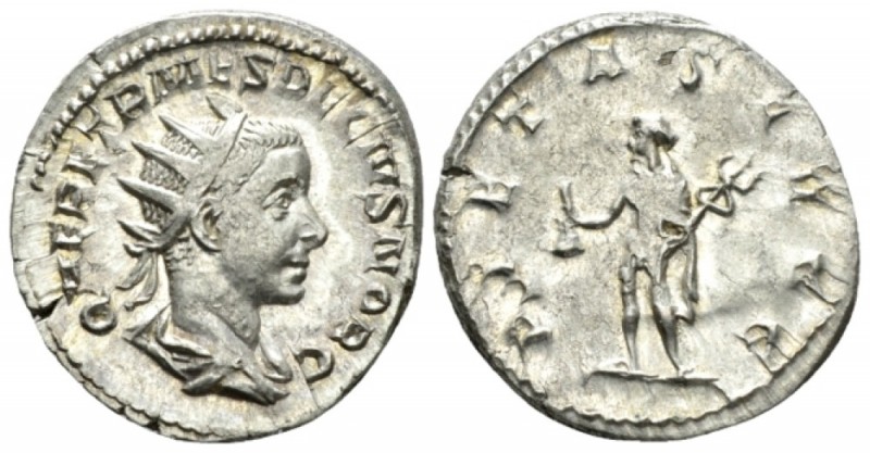 Herennius Etruscus Caesar, 250 – 251 Antoninianus circa 250-251, AR 23mm., 4.48g...