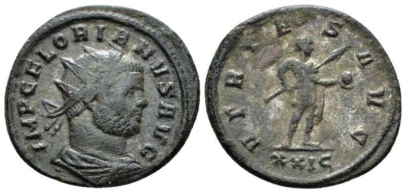 Florianus, 276 Antoninianus circa 276, billon 23mm., 3.44g. Radiate, draped, and...