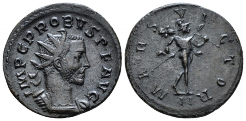 Probus, 276-282 Antoninianus Lugdunum circa 277, Æ 23mm., 3.78g. Radiate and cui...