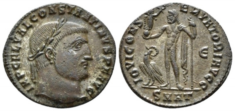 Constantine I, 307-337 Follis Heraclea circa 313, Æ 21mm., 3.37g. Laureate head ...