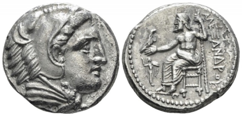 Kingdom of Macedon, Alexander III, 336 – 323 Amphipolis Tetradrachm circa 325-32...