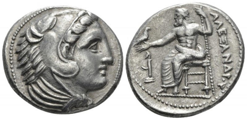 Kingdom of Macedon, Alexander III, 336 – 323 Amphipolis Tetradrachm circa 325-32...