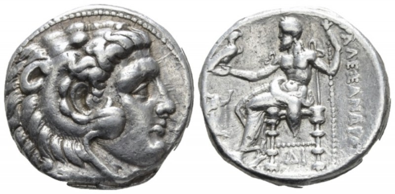 Kingdom of Macedon, Alexander III, 336 – 323 and posthumous issue uncertain mint...