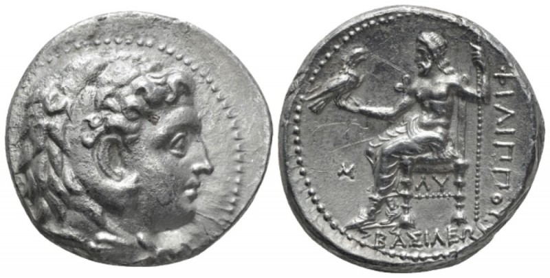 Kingdom of Macedon, Philip III Arridaeus, 323-317 Babylon Tetradrachm circa 323-...