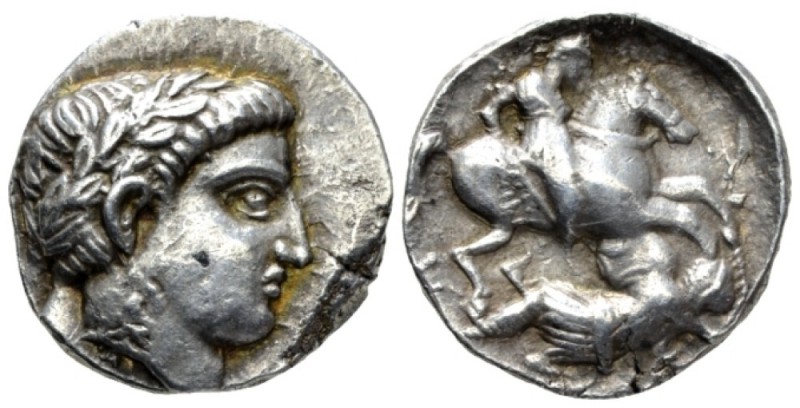 Kingdom of Paeonia, Patraos, 335-315. Damastion or Astibos Tetradrachm circa 335...