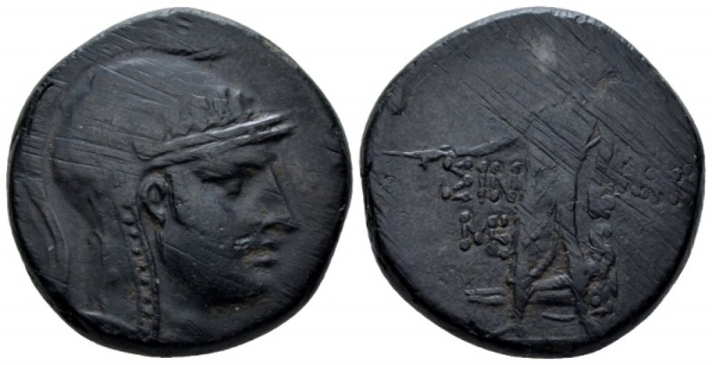 Paphlagonia, Time of Mithradates VI Eupator, circa 105-85 Sinope Bronze circa 10...