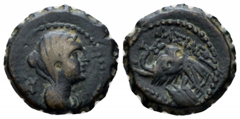 The Seleucid Kings, Antiochus IV Epiphanes, 175-164. Ake Bronze circa 175-172, Æ...