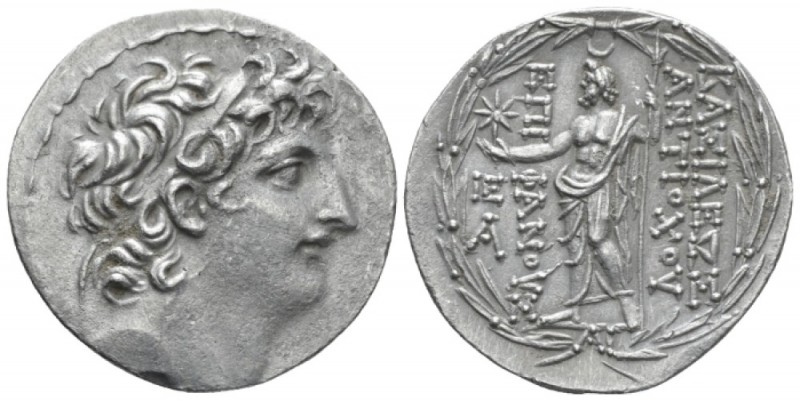 The Seleucid Kings, Antiochus VIII Epiphanes, 121-96 BC Antiochia Tetradrachm ci...