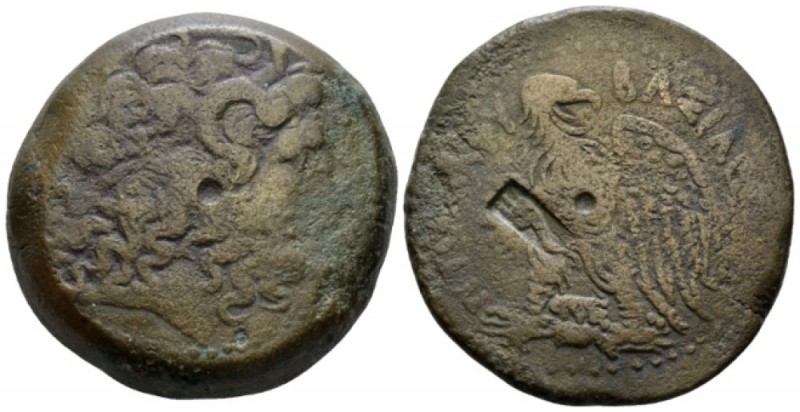 The Ptolemies, Ptolemy IV Philopator, 222-205/4. Alexandria Bronze circa 225-205...