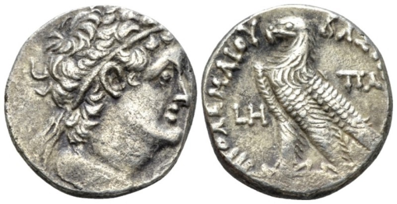 The Ptolemies, Ptolemy IX Soter II, 116-107. Alexandria Tetradrachm circa 107-10...