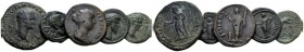 Thrace, Philippopolis Elagabalus, 218-222 Lot of 5 bronzes circa II cent., Æ 20mm., 35.46g. Lot of 5 bronzes.

About Very Fine.

 

In addition,...