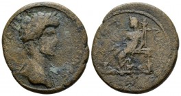 Bithynia, Claudiopolis Marcus Aurelius Caesar, 139-161 Bronze circa 144-161, Æ 25.4mm., 11.03g. Bare headed bust r., drapery on l. shoulder. Rev. Nude...