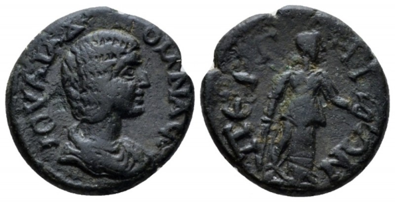 Pamphilia, Perge Julia Domna, wife of Septimius Severus Bronze circa 193-211, Æ ...