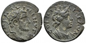 Cilicia, Ninica Maximinus I, 235-238 Bronze circa 235-238, Æ 25mm., 8.01g. Laureate head r. Rev. COL NINI CLAVA Draped and turreted bust of the City p...