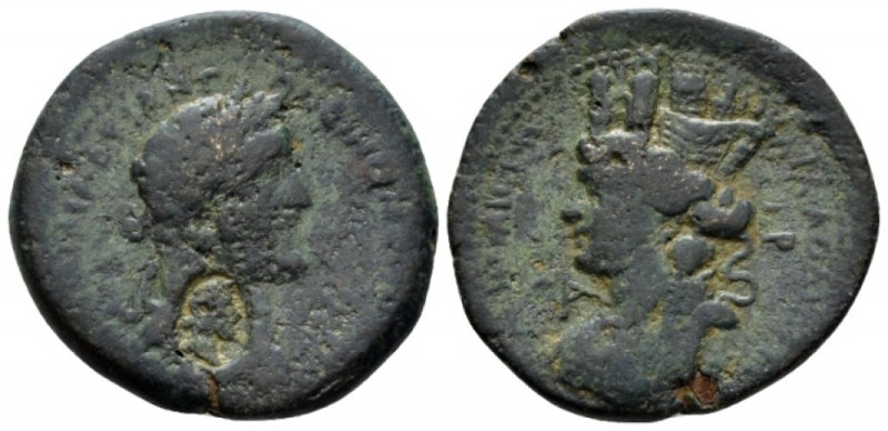 Seleucis ad Pieria, Laodicea Antoninus Pius, 138-161 Bronze circa 138-161, Æ 26....