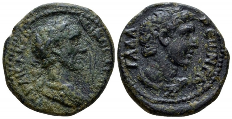 Decapolis, Gadara Antoninus Pius, 138-161 Bronze circa 159-160, Æ 24.9mm., 10.34...
