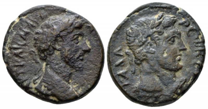 Decapolis, Gadara Marcus Aurelius, 161-180 Bronze circa 160-161, Æ 21mm., 9.49g....