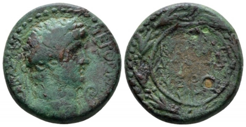 Judaea, Caesarea Panias Nero, 54-68 Bronze circa 61-68 (under Agrippa II), Æ 24m...