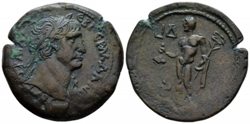 Egypt, Alexandria. Dattari. Trajan, 98-117 Drachm circa 110-111 (year 14), Æ 35....