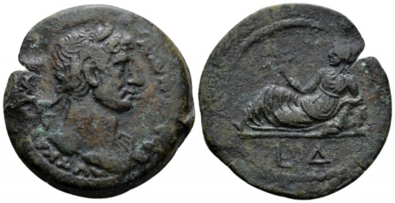 Egypt, Alexandria. Dattari. Hadrian, 117-138 Drachm circa 119-120 (year 4), Æ 33...