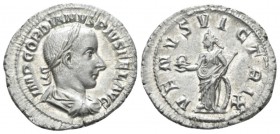 Gordian III, 238-244 Denarius circa 241, AR 21mm., 3.45g. IMP GORDIANVS PIVS FEL AVG Laureate, draped and cuirassed bust r. Rev. VENVS VICTRIX Venus s...