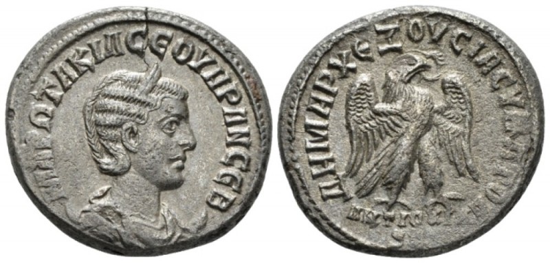 Otacilia Severa, wife of Philip I Tetradrachm Antioch circa 247, AR 26.5mm., 13....