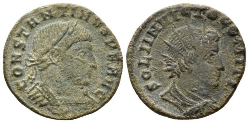 Constantine I, 307-337 Follis Treveri circa 310-313, Æ 20.5mm., 4.06g. CONSTANTI...