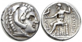 Celtic, Uncertain tribes Tetradrachm III cent BC, AR 28mm., 16.82g. Head of Heracles r., wearing lion-skin headdress. Rev. Zeus seated l., holding eag...