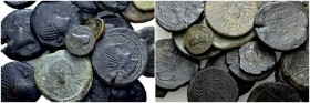Hispania, Uncertain Lot of 27 I cent BC - 1 Cent AD, Æ 30mm., 339g. Lot of 27 Bronzes of mostly Pre-Roman Spain. I century BC-I century AD. To be cata...