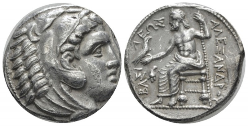 Kingdom of Macedon, Alexander III, 336 – 323 Amphipolis Tetradrachm circa 323-32...