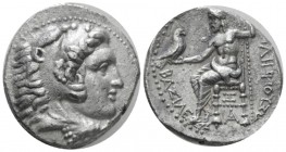 Kingdom of Macedon, Philip III Arridaeus, 323-317 Laodicea Tetradrachm circa 323-317, AR 28mm., 16.66g. Head of Heracles r., wearing lion-skin headdre...