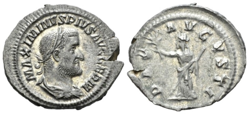 Maximinus I, 235-238 Denarius circa 236 - 238, AR 21.5mm., 2.80g. MAXIMINVS PIVS...