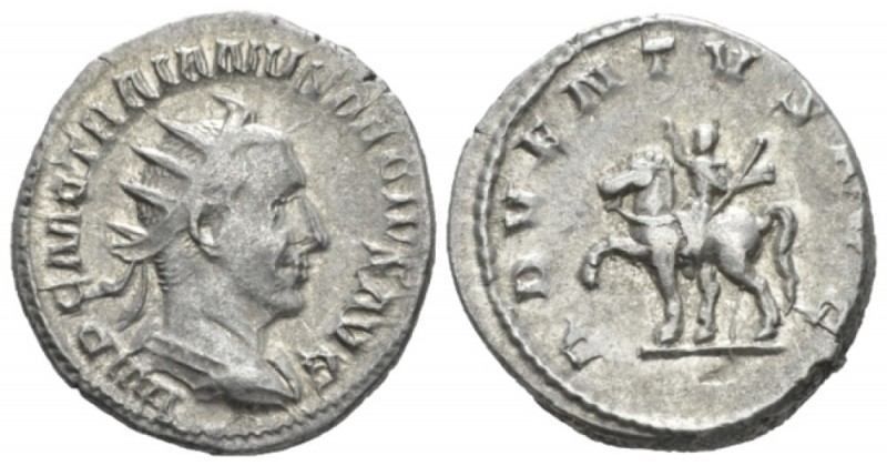 Trajan Decius, 249-251 Antoninianus circa 250, AR 21mm., 4.42g. Radiate, draped,...