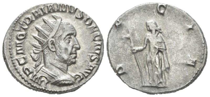 Trajan Decius, 249-251 Antonianus circa 251, AR 21.5mm., 4.28g. IMP C M Q TRAIAN...