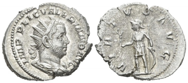 Valerian I, 253-260 Antoninianus Mediolanum circa 257, AR 25mm., 3.68g. Radiate,...