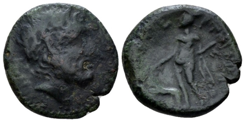 Sicily, Messana. The Mamertini Pentachalkon circa 220-200, Æ 19mm., 4.72g. Laure...