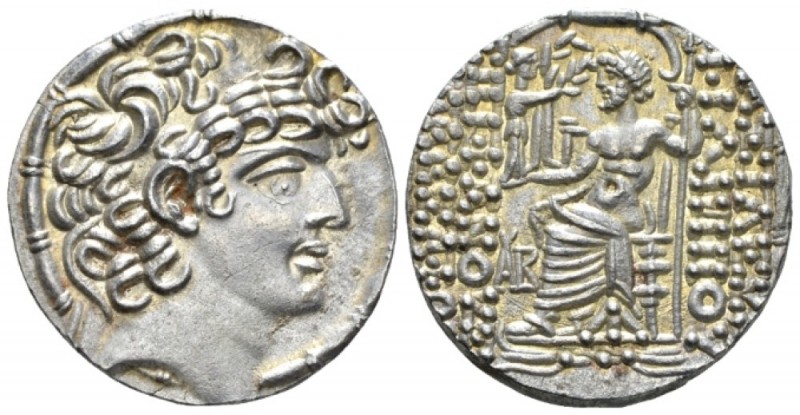 Seleucis ad Pieria, Aulus Gabinius. Proconsul, 57-55. Antioch Tetradrachm circa ...