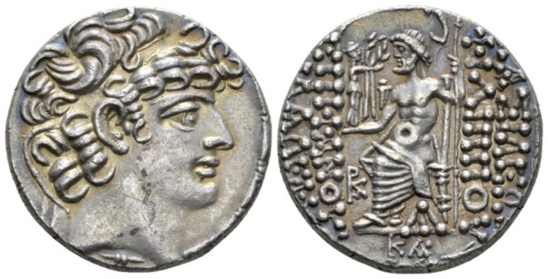 Seleucis ad Pieria, M. Crassus. Proconsul, 54-53 BC Antioch Tetradrachm circa 54...