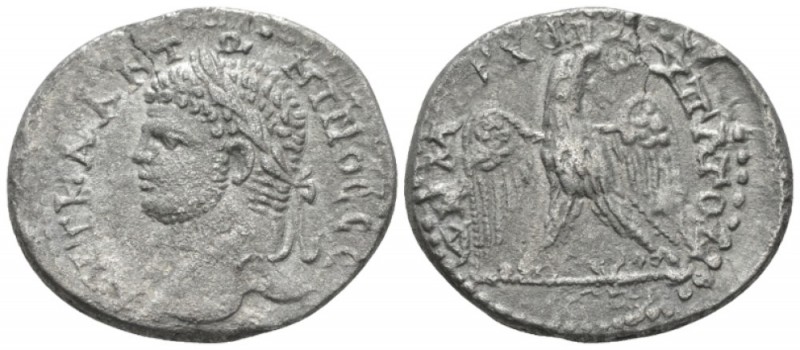 Caracalla, 198-217 Tetradrachm Cyrrhus circa 215-217, AR 29.3mm., 11.59g. Laurea...