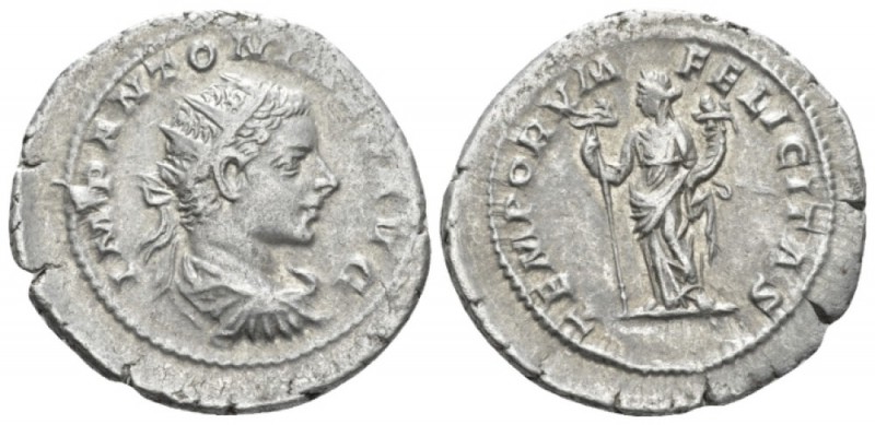 Elagabalus, 218-222 Antoninianus 219-220, AR 24.5mm., 4.80g. IMP ANTONINVS AVG R...