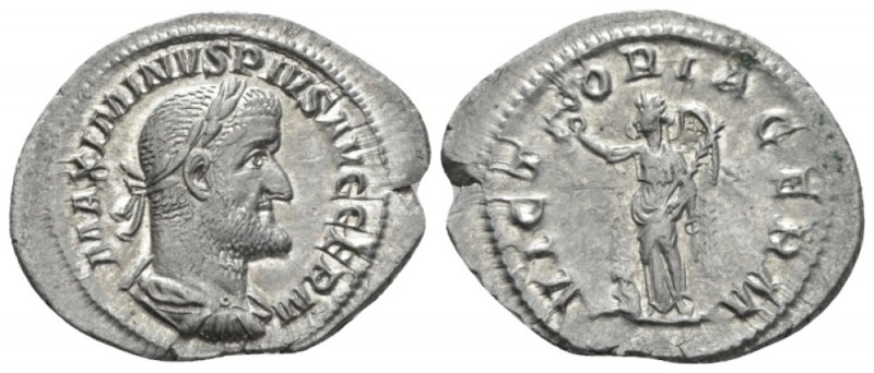 Maximinus I, 235-238 Denarius circa 238, AR 23mm., 2.35g. MAXIMINVS PIVS AVG GER...