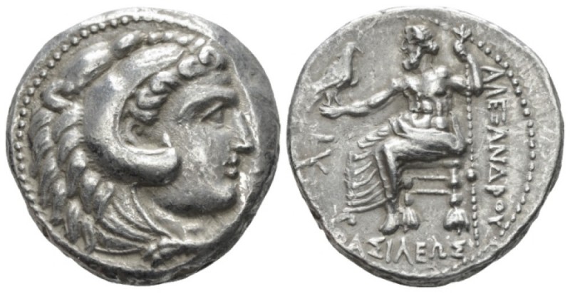 Kingdom of Macedon, Alexander III, 336 – 323 Citium Tetradrachm circa 325-320, A...