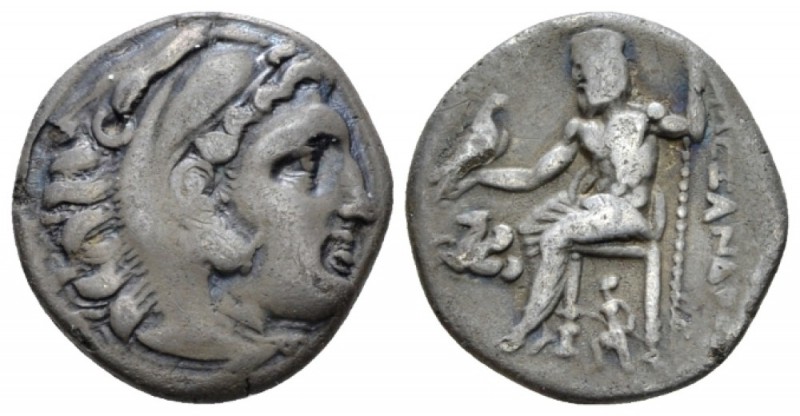 Kingdom of Macedon, Alexander III, 336 – 323 Lampsacus Drachm circa 310-301, AR ...