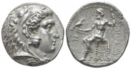 Kingdom of Macedon, Philip III Arridaeus, 323-317 Sidon Tetradrachm circa 320-319, AR 26mm., 16.95g. Head of Heracles r., wearing lion's skin headdres...