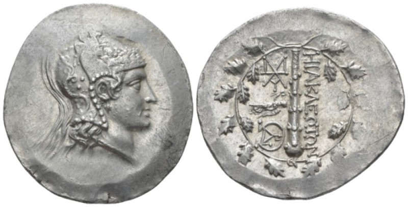 Ionia, Heracleia ad Latmon Tetradrachm circa 165-140, AR 35mm., 16.85g. Head of ...