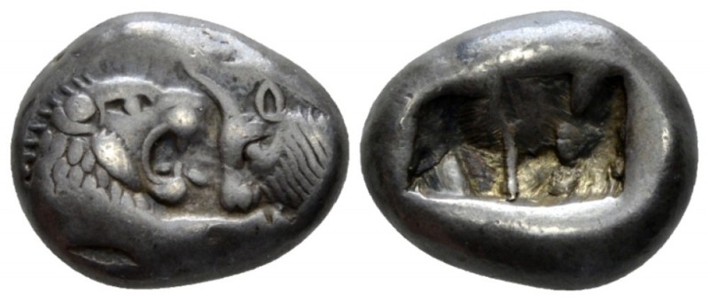Lydia, Time of Croesus and later circa 560-520. Sardis Siglos circa 560-520, AR ...